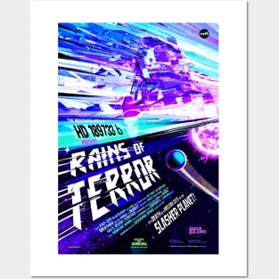 Rains Of Terror: Slasher Planet | Galaxy of Horrors Posters and Art